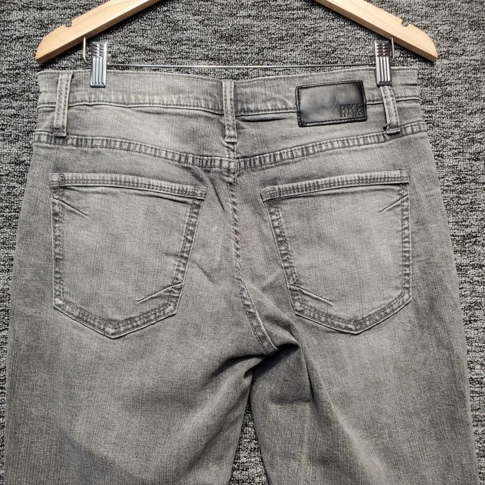 BKE Jake Straight Jeans Mens 32x32 Gray Denim Stretch Casual Essential